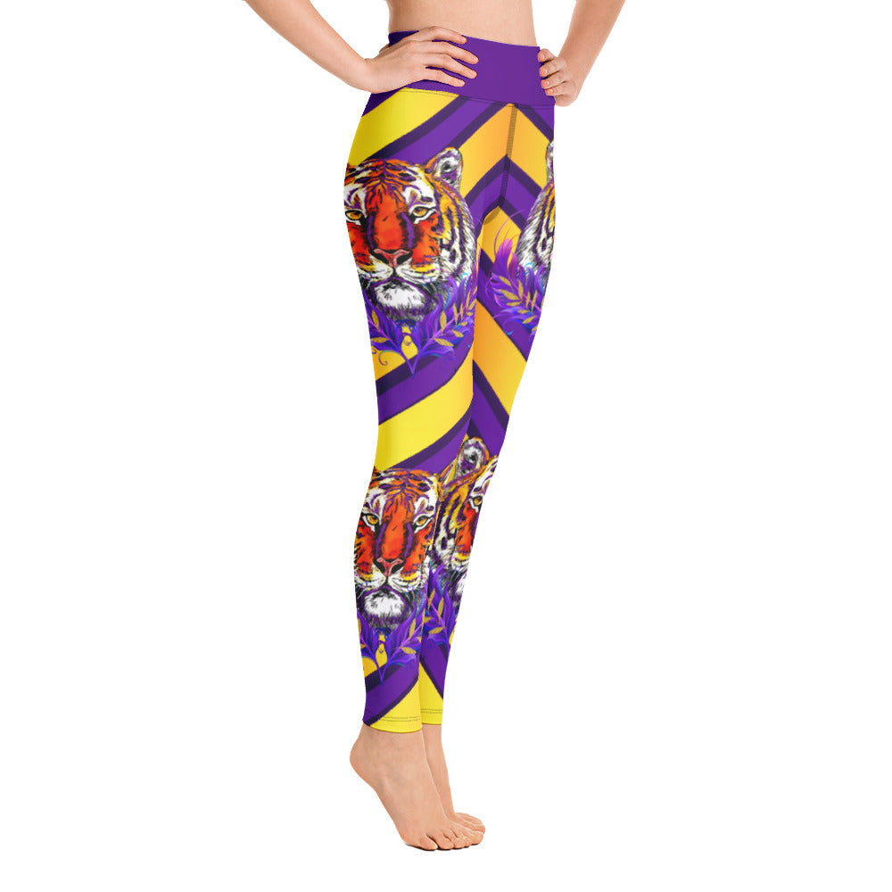 Tiger Yoga Leggings   Louisiana