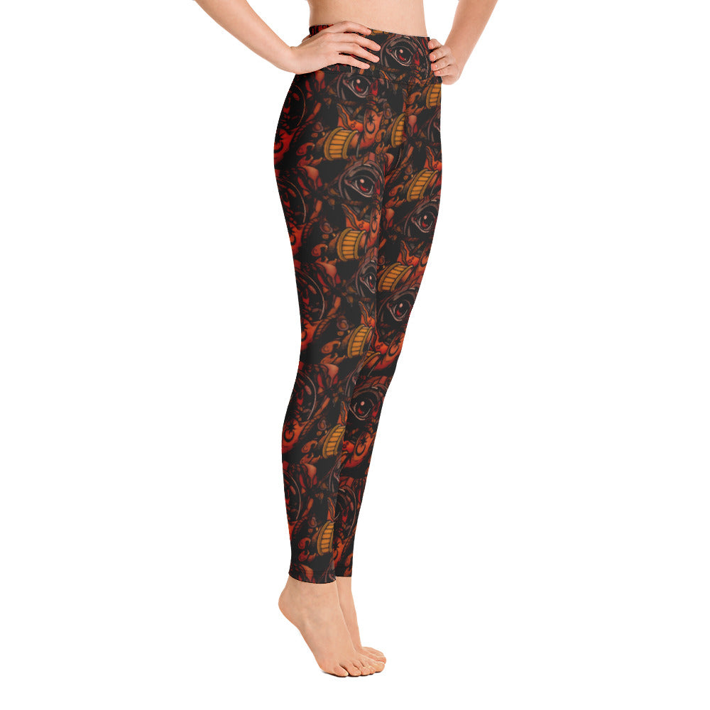 Wicked Witch hand and eye leggings Yoga Leggings