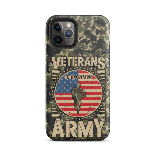 Tough Case for iPhone®, Veterans iphone case, iphone case for Veterans, Military cell phone case, iphone12, iphone13, iphone14, iphone15, Army cell phone cover