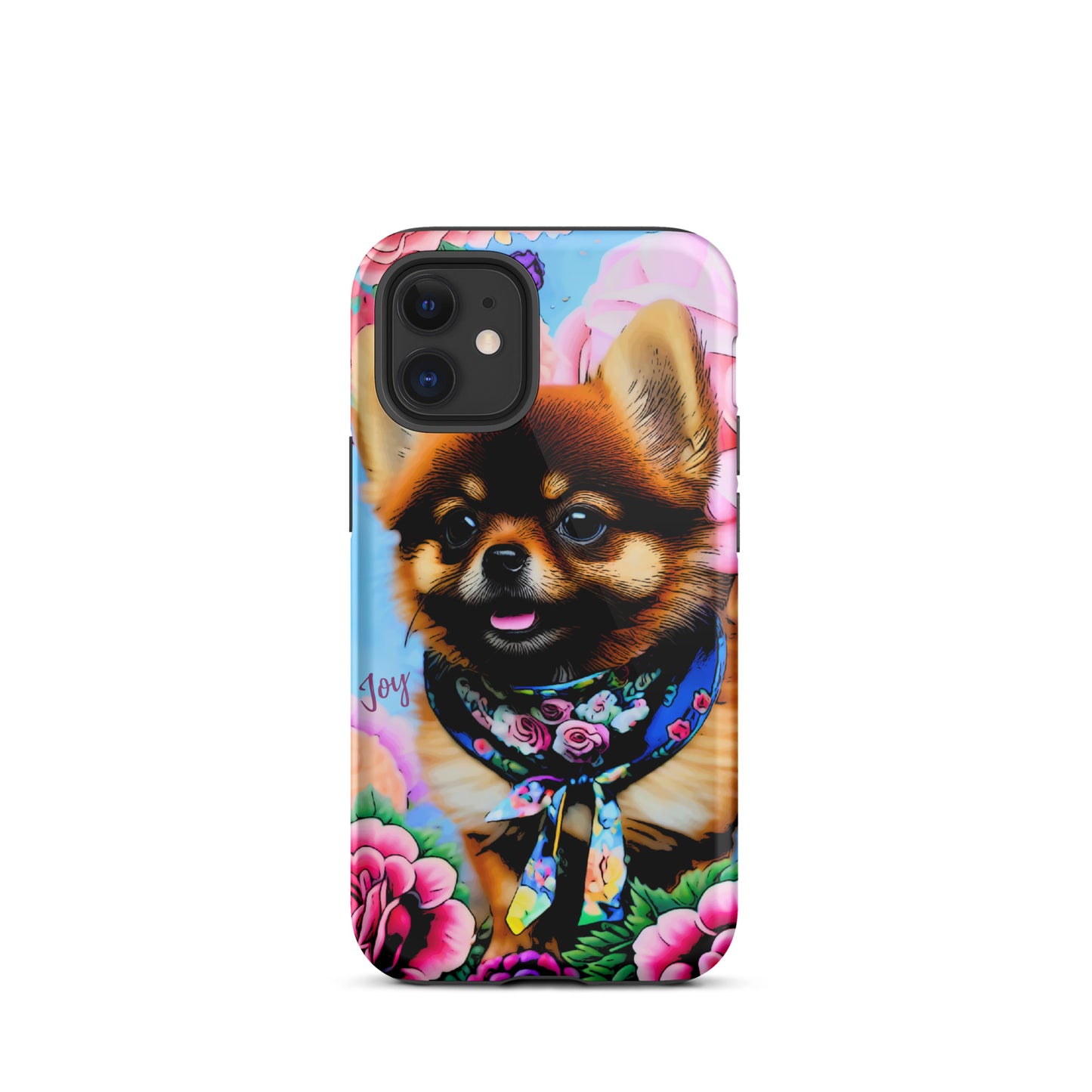 Tough Case for iPhone®, ￼ Pomeranian dog phone case, cell phone case for her, animal, iPhone, case