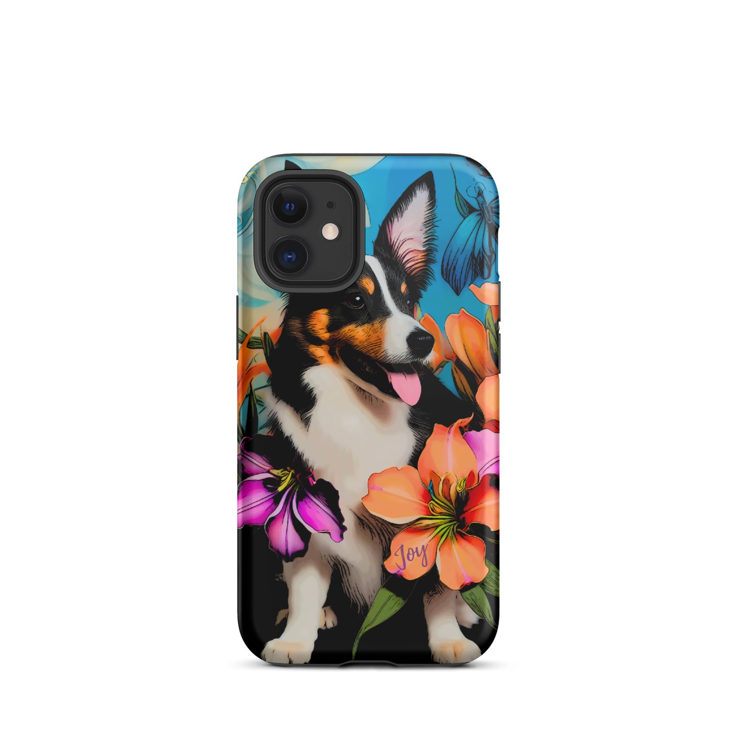 Tough Case for iPhone®, Dog phone case, corgi dog cell phone case for her, animal