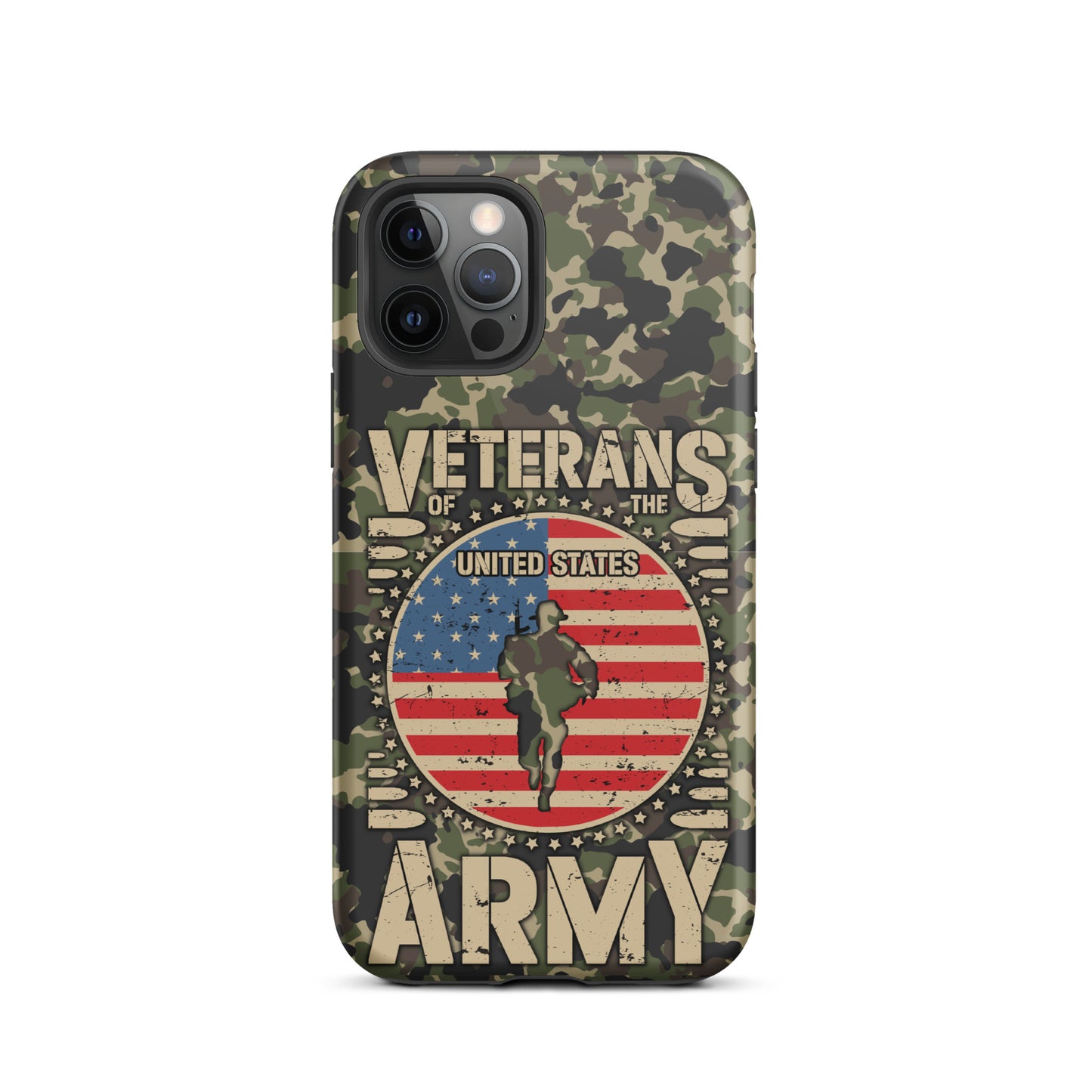 Tough Case for iPhone®, Veterans iphone case, iphone case for Veterans, Military cell phone case, iphone12, iphone13, iphone14, iphone15, Army cell phone cover