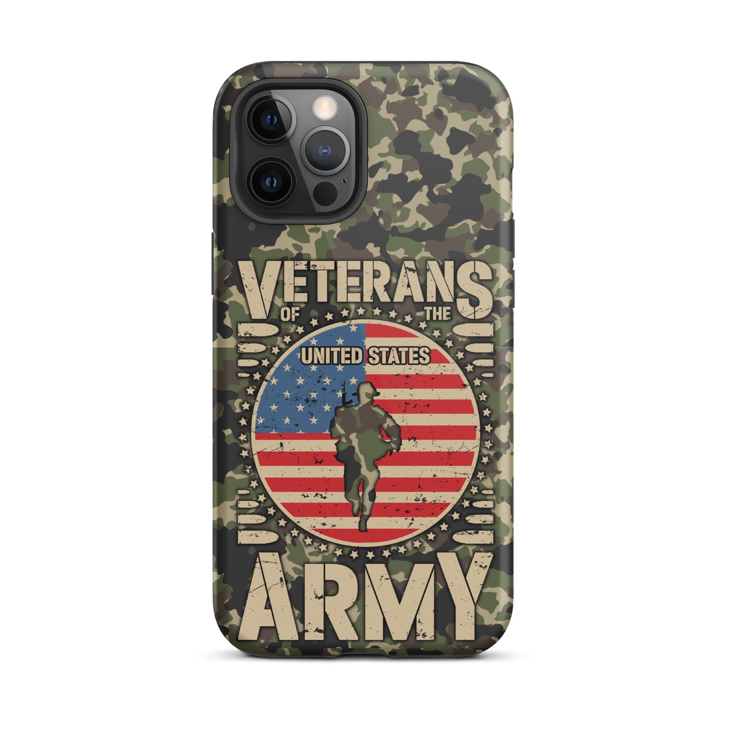 Tough Case for iPhone®, Veterans iphone case, iphone case for Veterans, Military cell phone case, iphone12, iphone13, iphone14, iphone15, Army cell phone cover