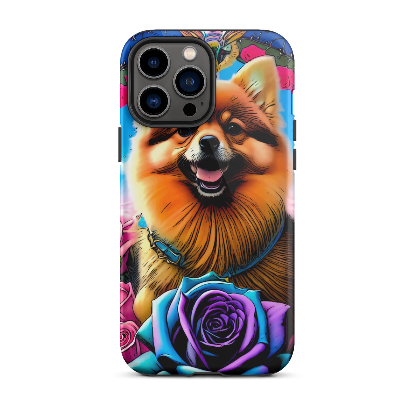 Tough Case for iPhone®, Pomeranian dog phone case for her, dog cell phone case, animal, iPhone, case