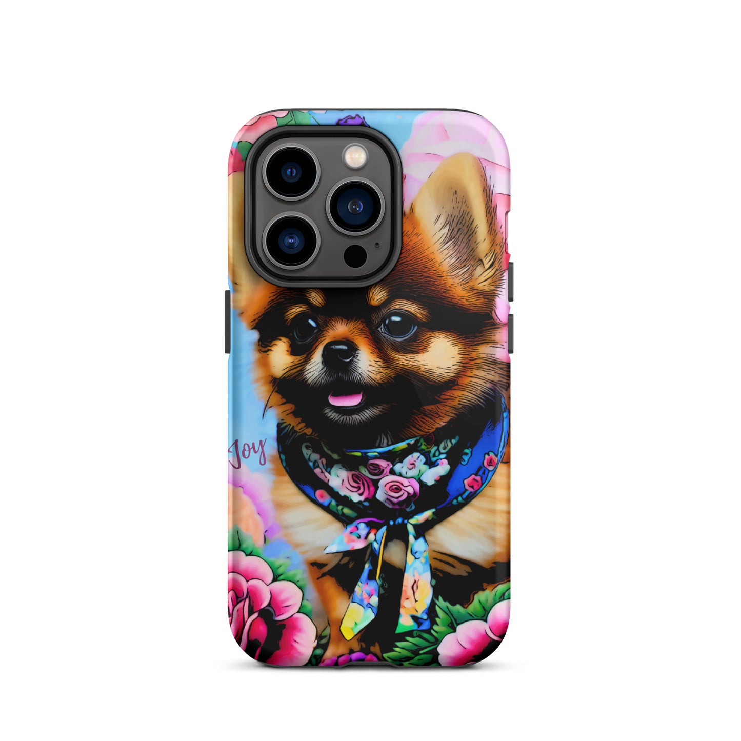 Tough Case for iPhone®, ￼ Pomeranian dog phone case, cell phone case for her, animal, iPhone, case