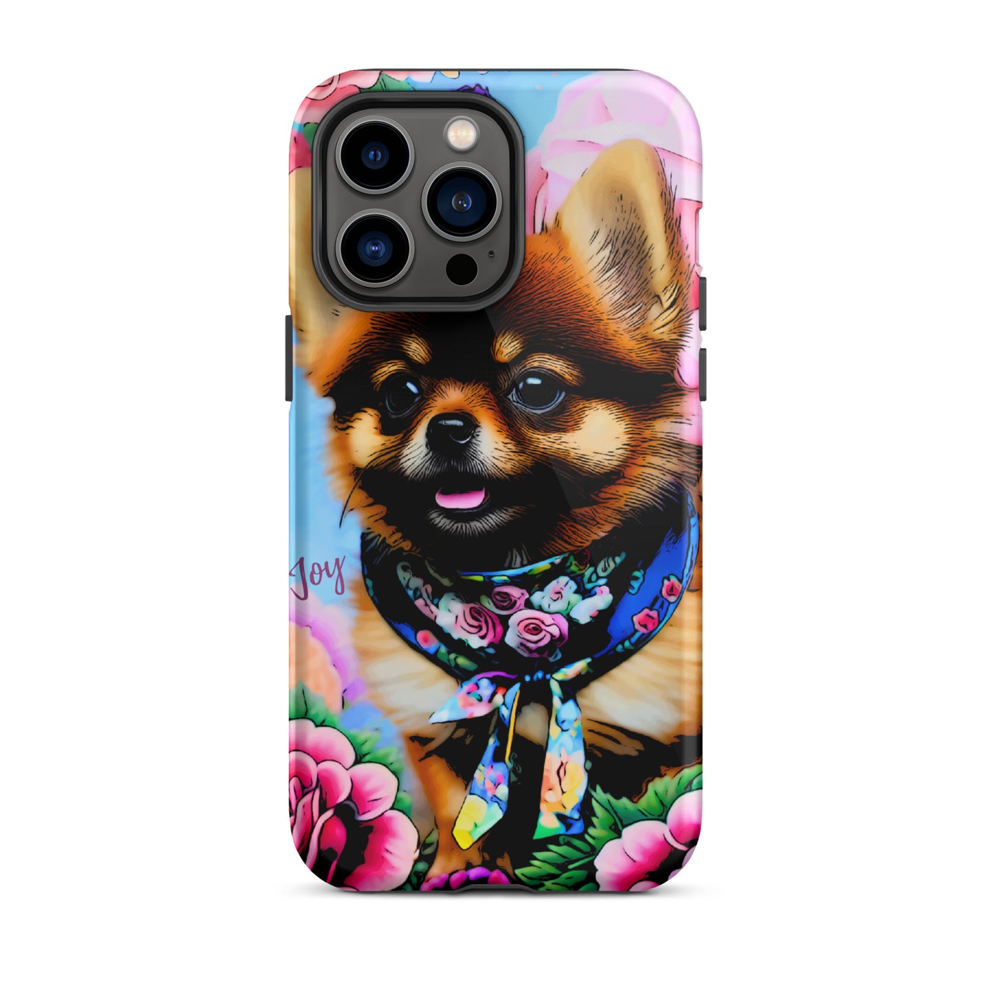 Tough Case for iPhone®, ￼ Pomeranian dog phone case, cell phone case for her, animal, iPhone, case