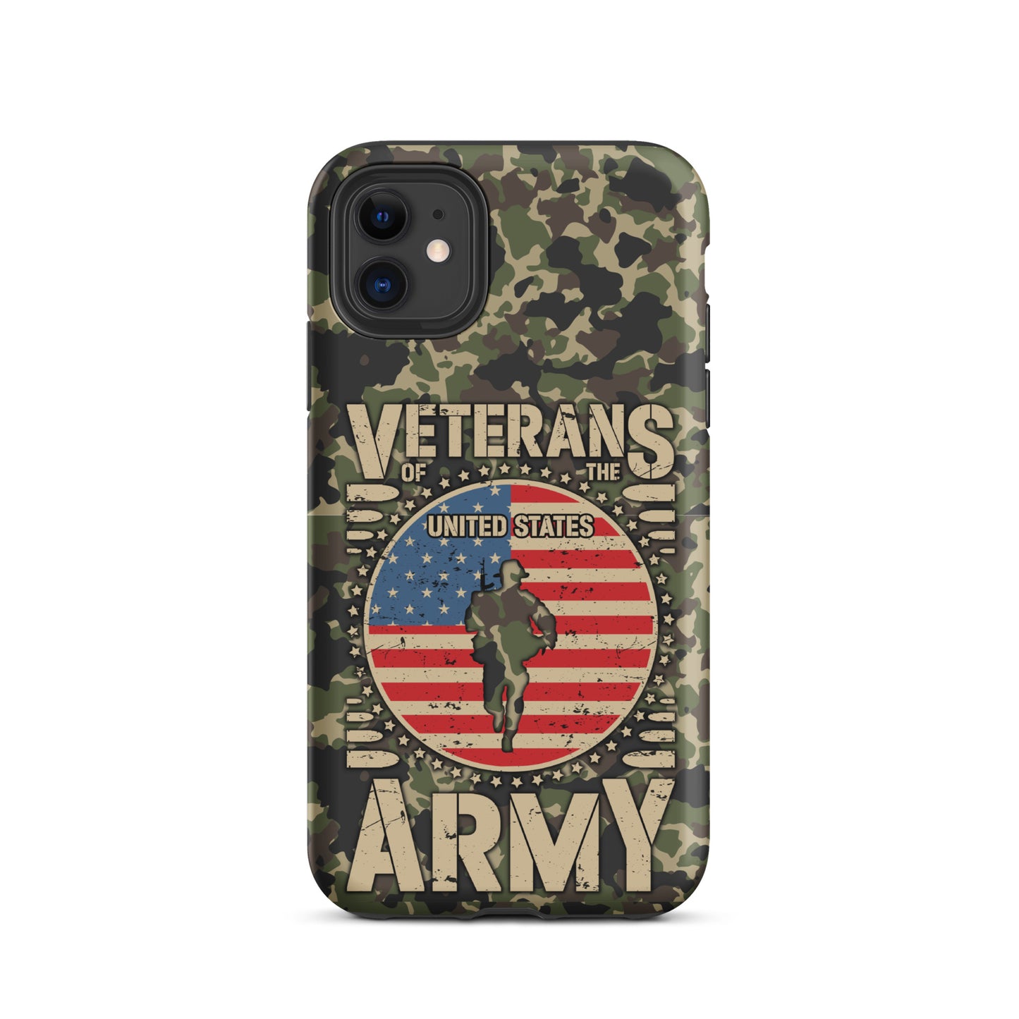 Tough Case for iPhone®, Veterans iphone case, iphone case for Veterans, Military cell phone case, iphone12, iphone13, iphone14, iphone15, Army cell phone cover