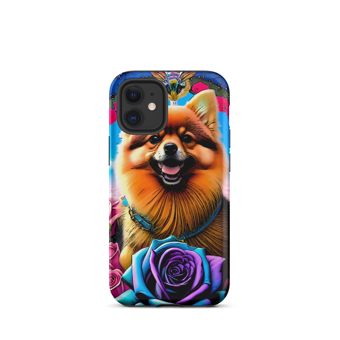 Tough Case for iPhone®, Pomeranian dog phone case for her, dog cell phone case, animal, iPhone, case