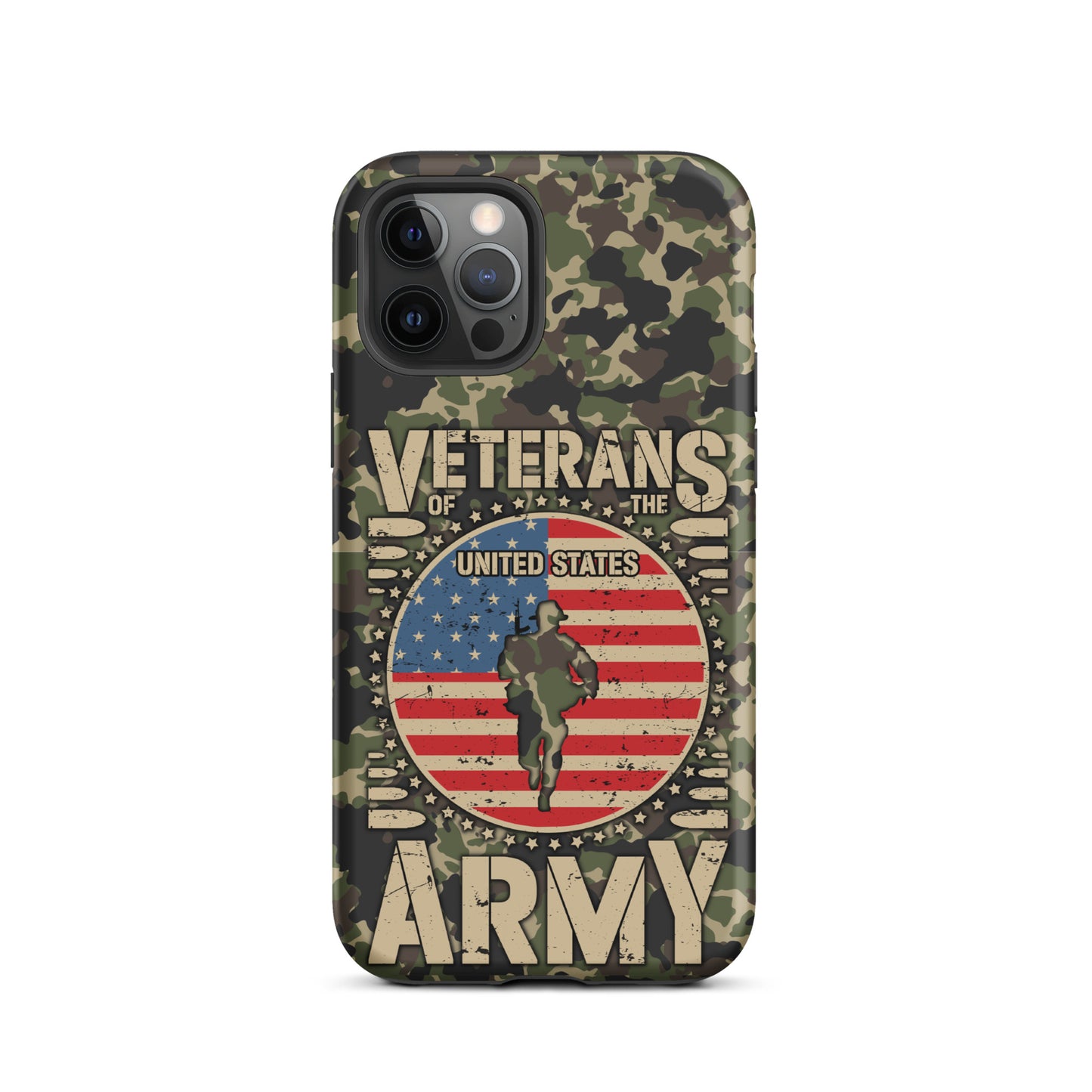 Tough Case for iPhone®, Veterans iphone case, iphone case for Veterans, Military cell phone case, iphone12, iphone13, iphone14, iphone15, Army cell phone cover