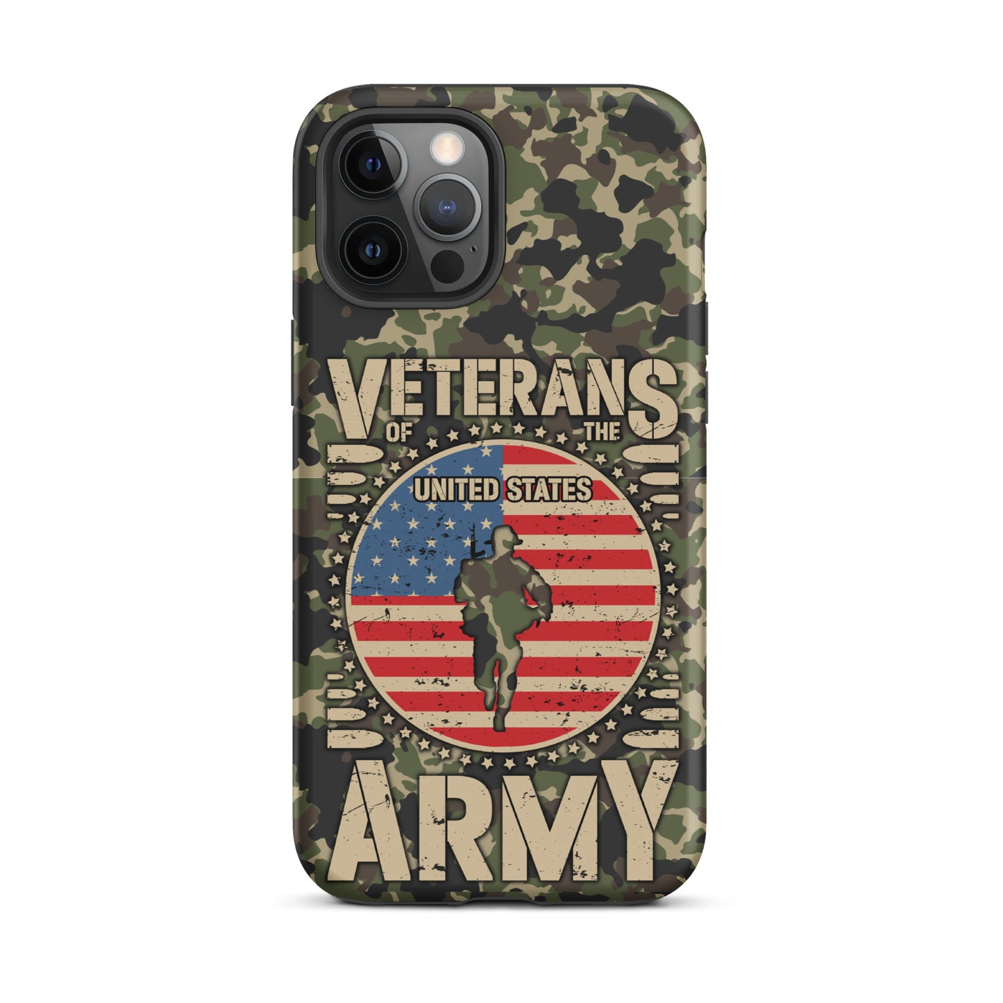 Tough Case for iPhone®, Veterans iphone case, iphone case for Veterans, Military cell phone case, iphone12, iphone13, iphone14, iphone15, Army cell phone cover