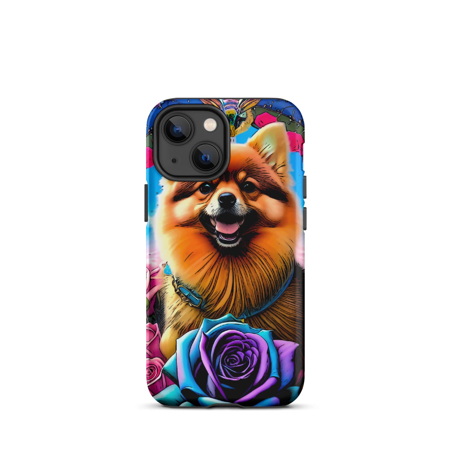 Tough Case for iPhone®, Pomeranian dog phone case for her, dog cell phone case, animal, iPhone, case