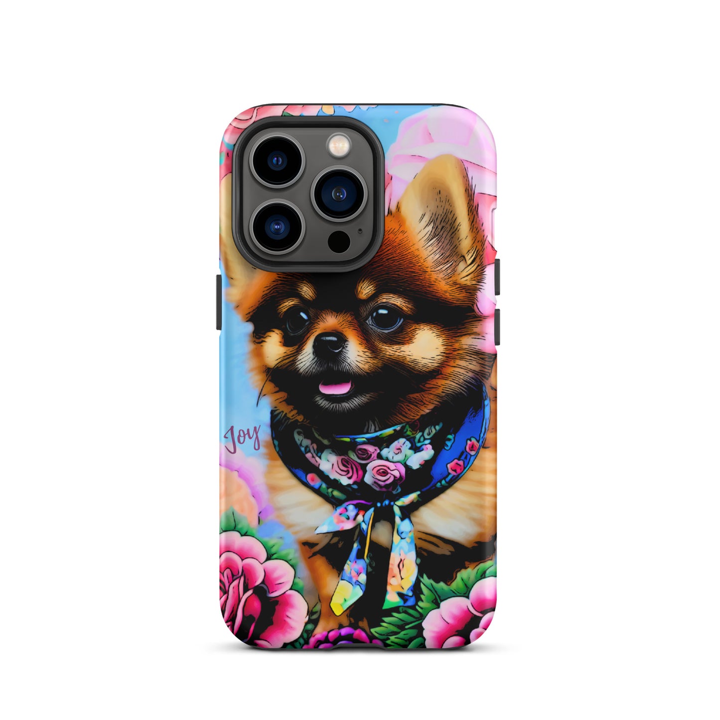 Tough Case for iPhone®, ￼ Pomeranian dog phone case, cell phone case for her, animal, iPhone, case