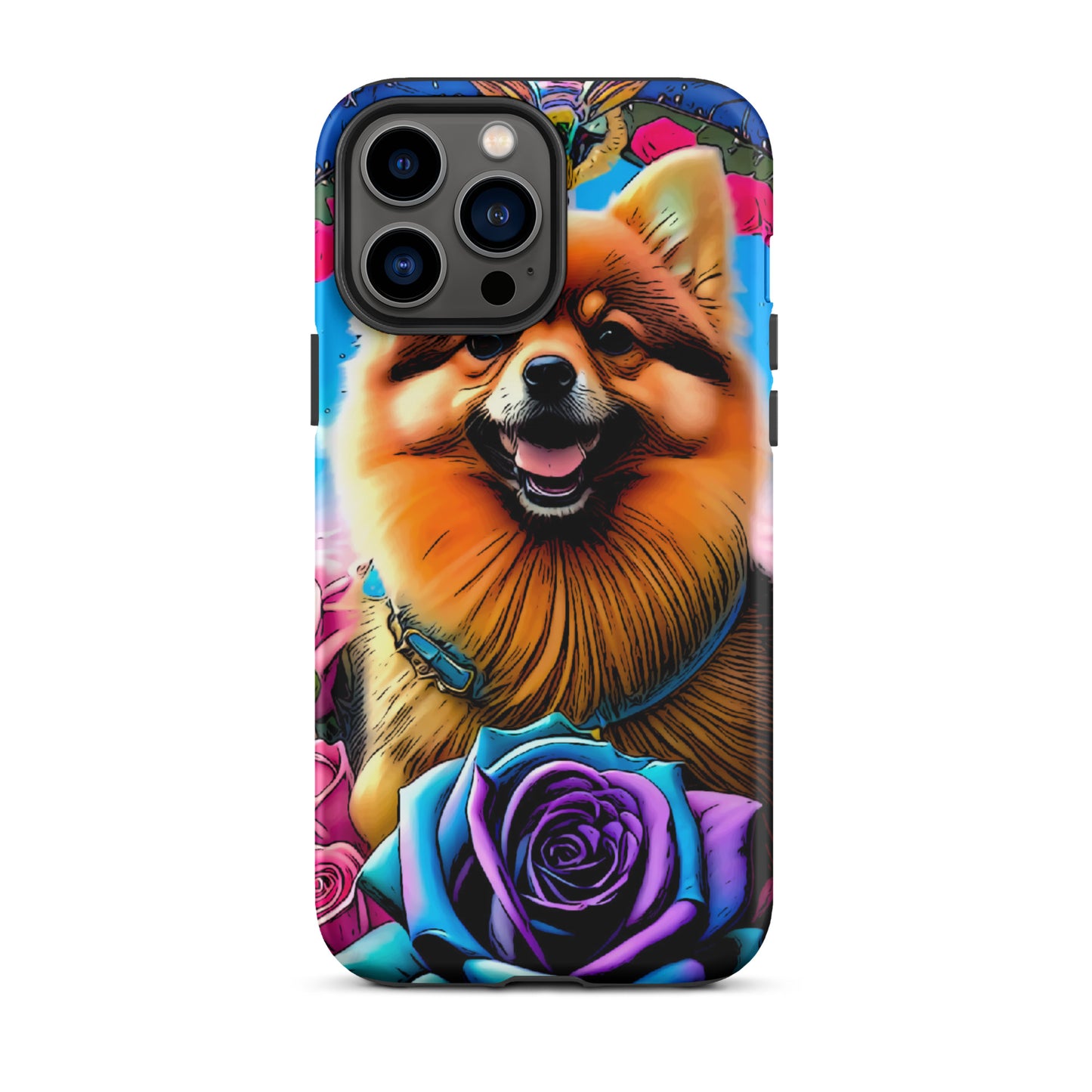 Tough Case for iPhone®, Pomeranian dog phone case for her, dog cell phone case, animal, iPhone, case