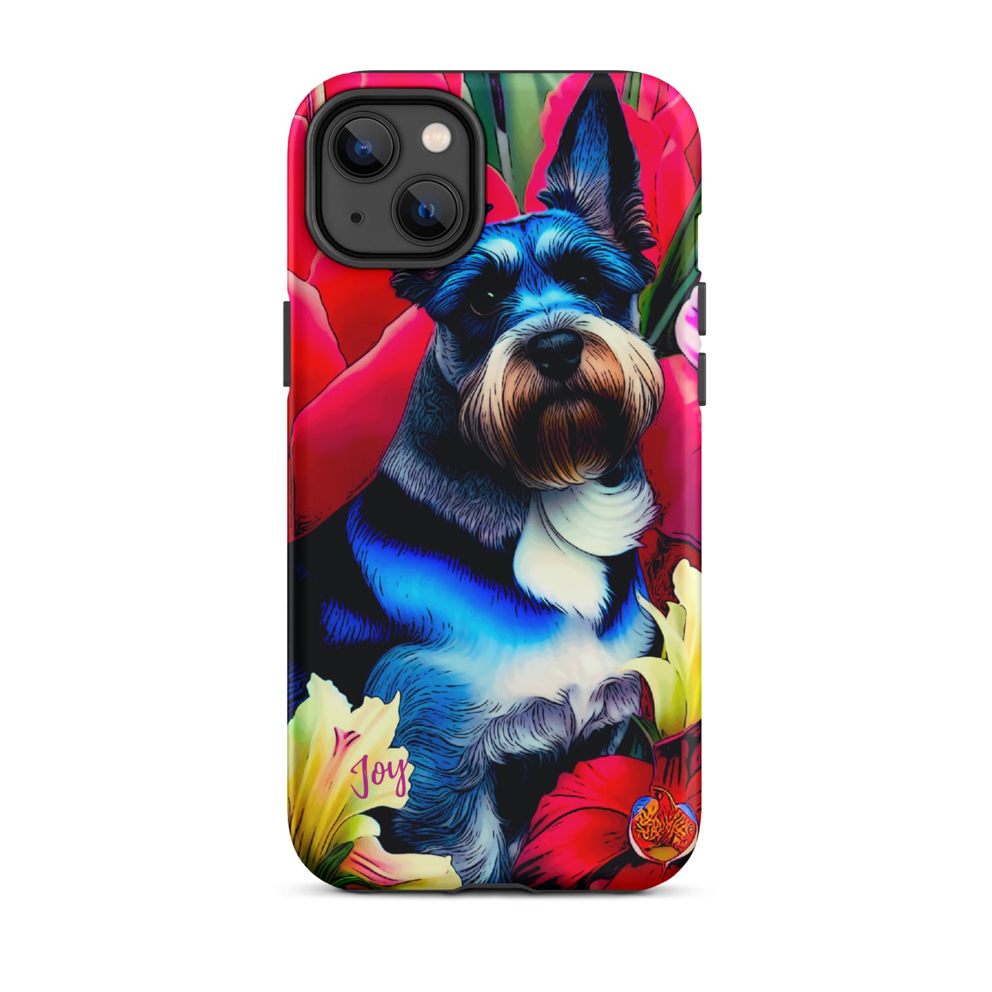 Tough Case for iPhone®, Dog cell phone case, cute cell phone case, iphone 12, iphone 13, iphone 14, iphone 15, puppy phone case, iphone case dog