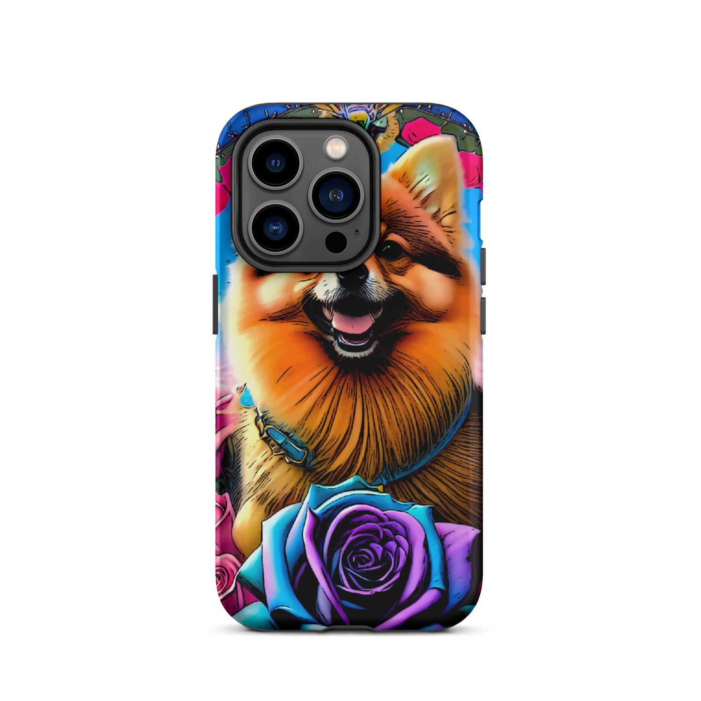 Tough Case for iPhone®, Pomeranian dog phone case for her, dog cell phone case, animal, iPhone, case