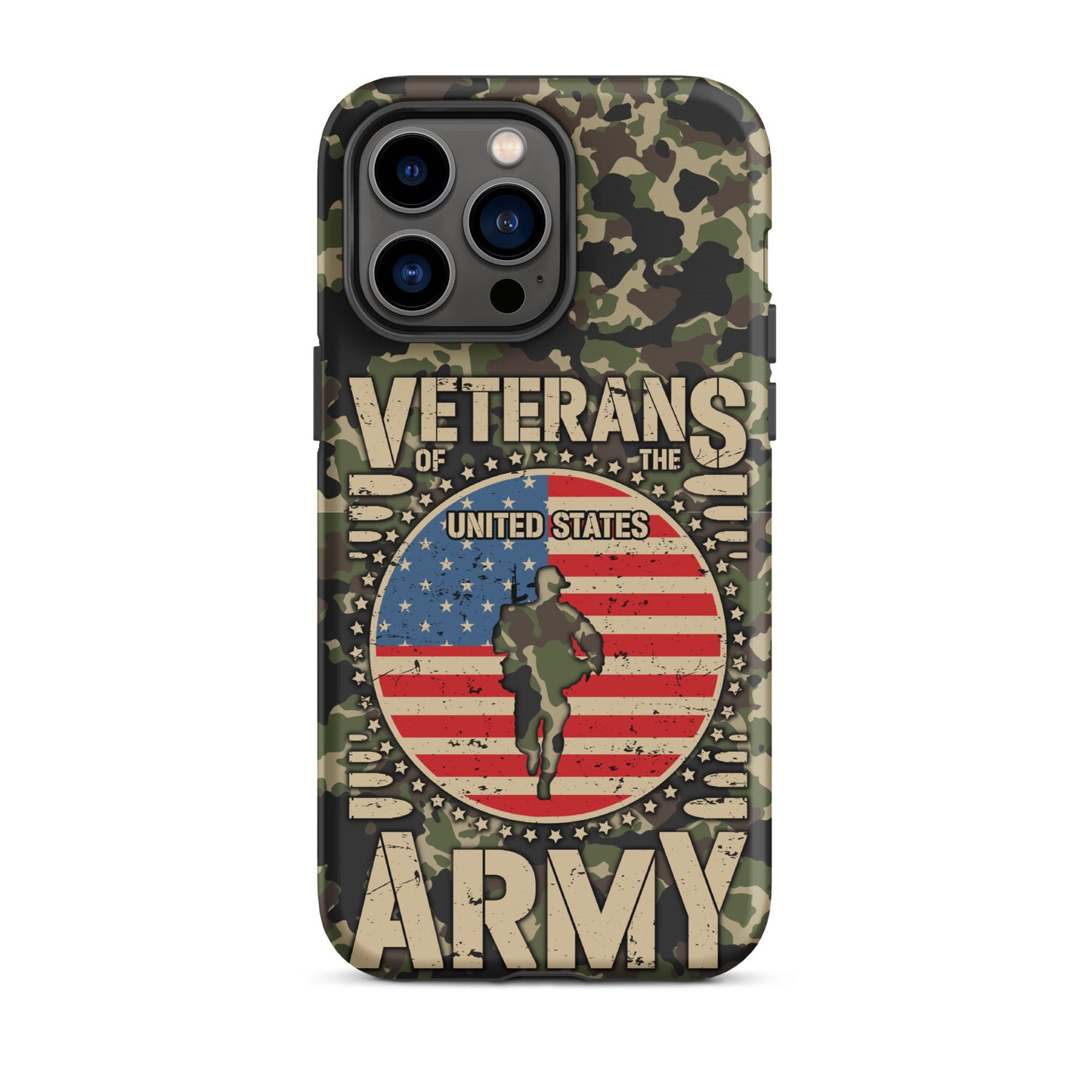 Tough Case for iPhone®, Veterans iphone case, iphone case for Veterans, Military cell phone case, iphone12, iphone13, iphone14, iphone15, Army cell phone cover